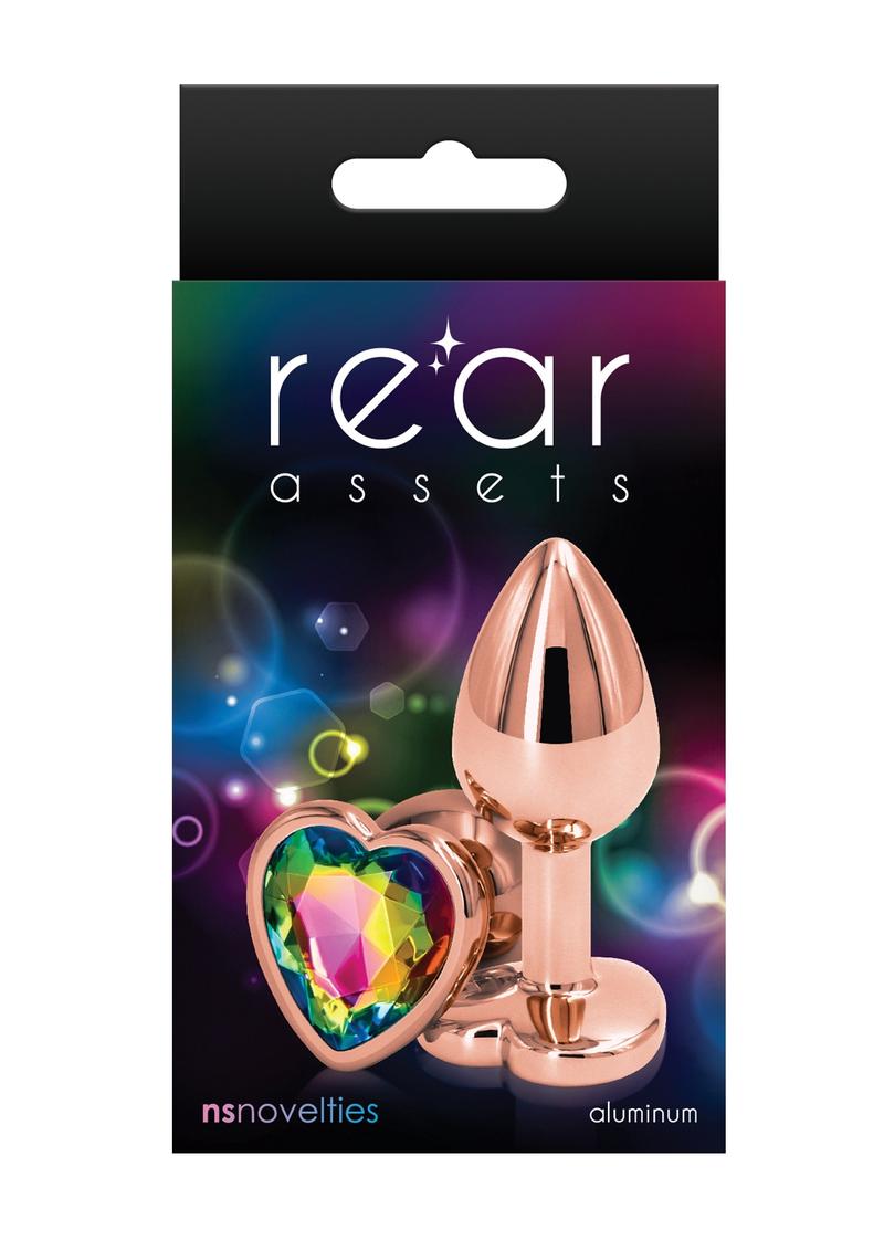 Rose Gold Heart Anal Plug (Colors)