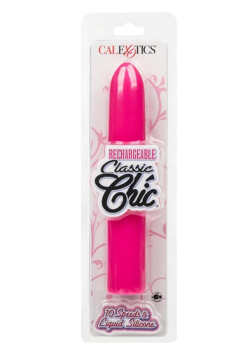 Rechargeable Classic Chic Silicone Vibrator