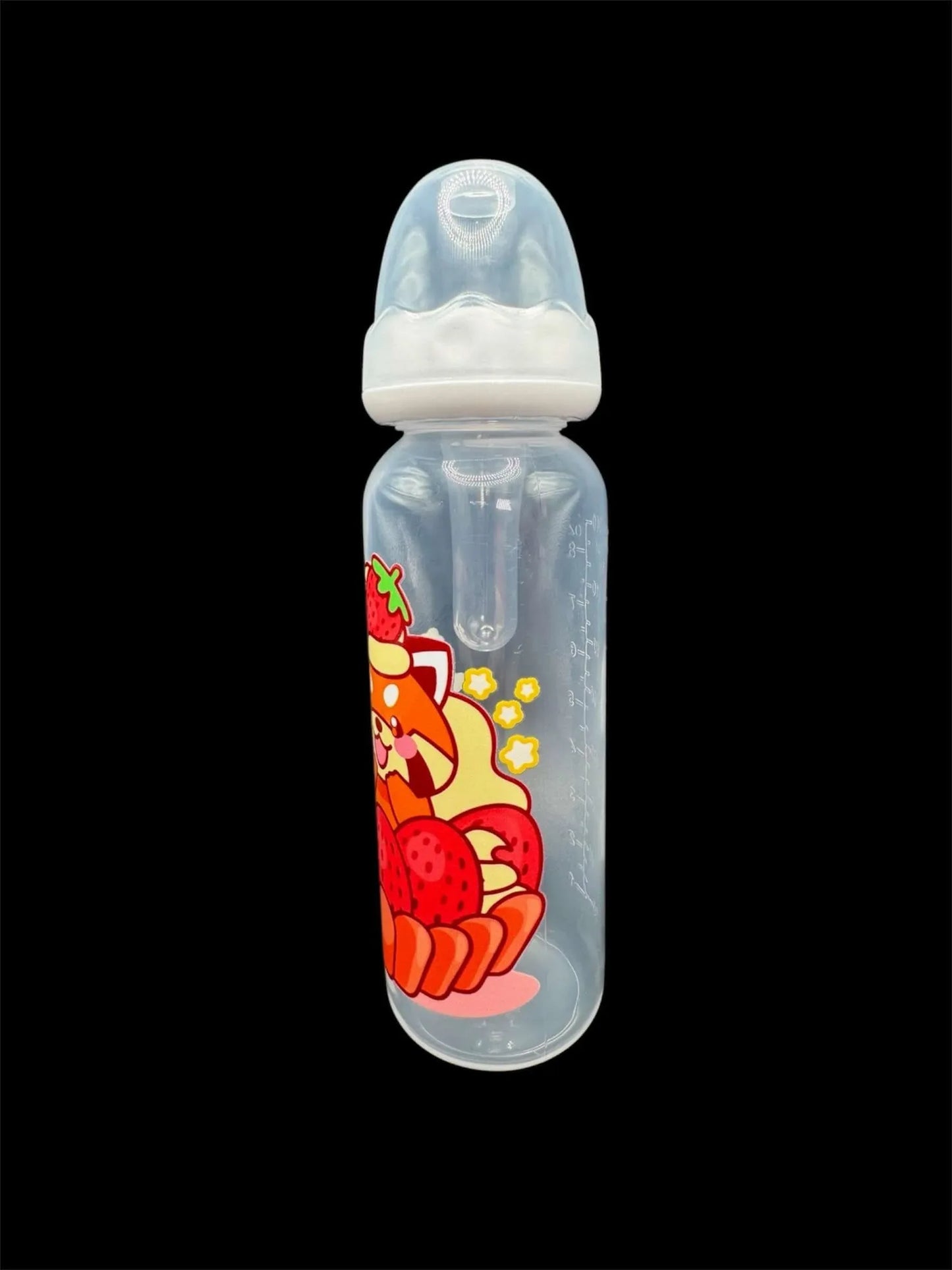 Red Panda Strawberry Shortcake ABDL Adult Bottle - 8 oz - Puppy's Aesthetics