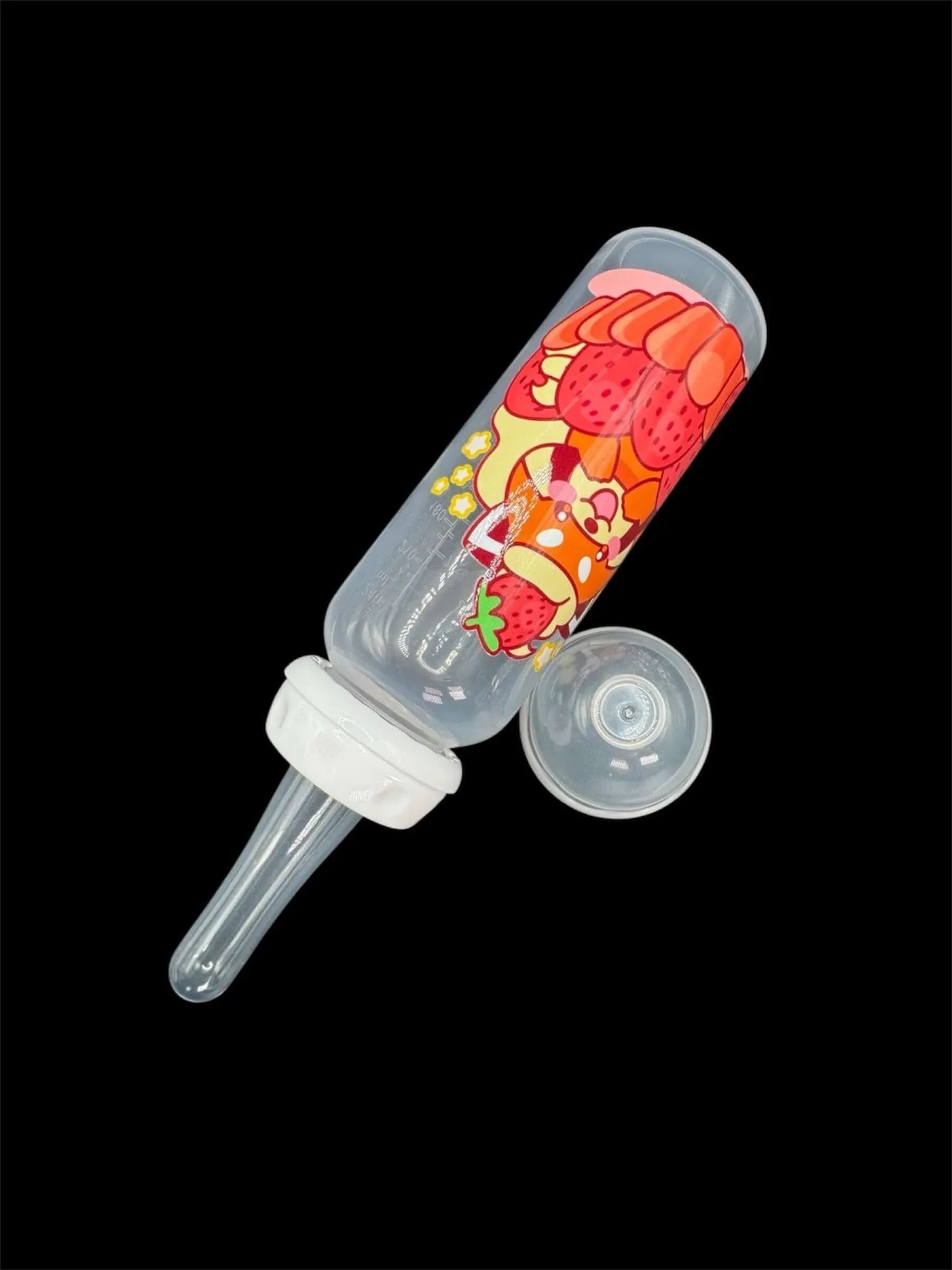 Red Panda Strawberry Shortcake ABDL Adult Bottle - 8 oz - Puppy's Aesthetics