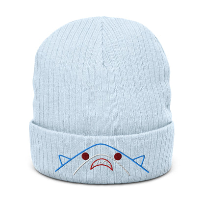 Kawaii Shark Ribbed knit beanie