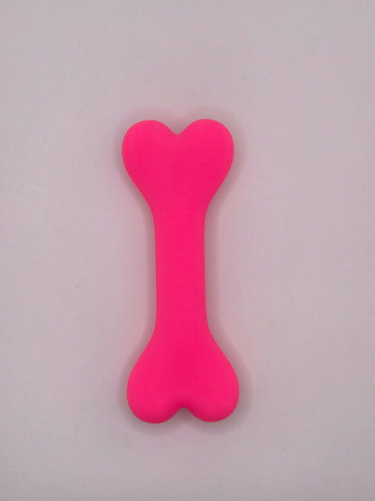 Soft Silicone Dog Bone Chew Toy – Stress Relief Chew for Humans (NEW COLORS)