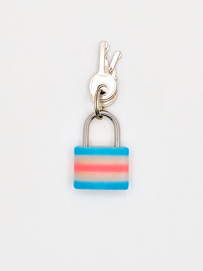 Small Lock & Cover – Custom Kink Collar Lock, Keyed Alike Options, Glow & Pride Styles