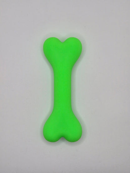 Soft Silicone Dog Bone Chew Toy – Stress Relief Chew for Humans (NEW COLORS)
