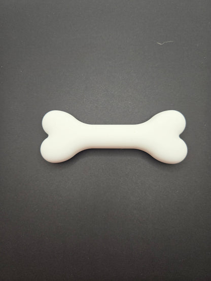Soft Silicone Dog Bone Chew Toy – Stress Relief Chew for Humans (NEW COLORS)
