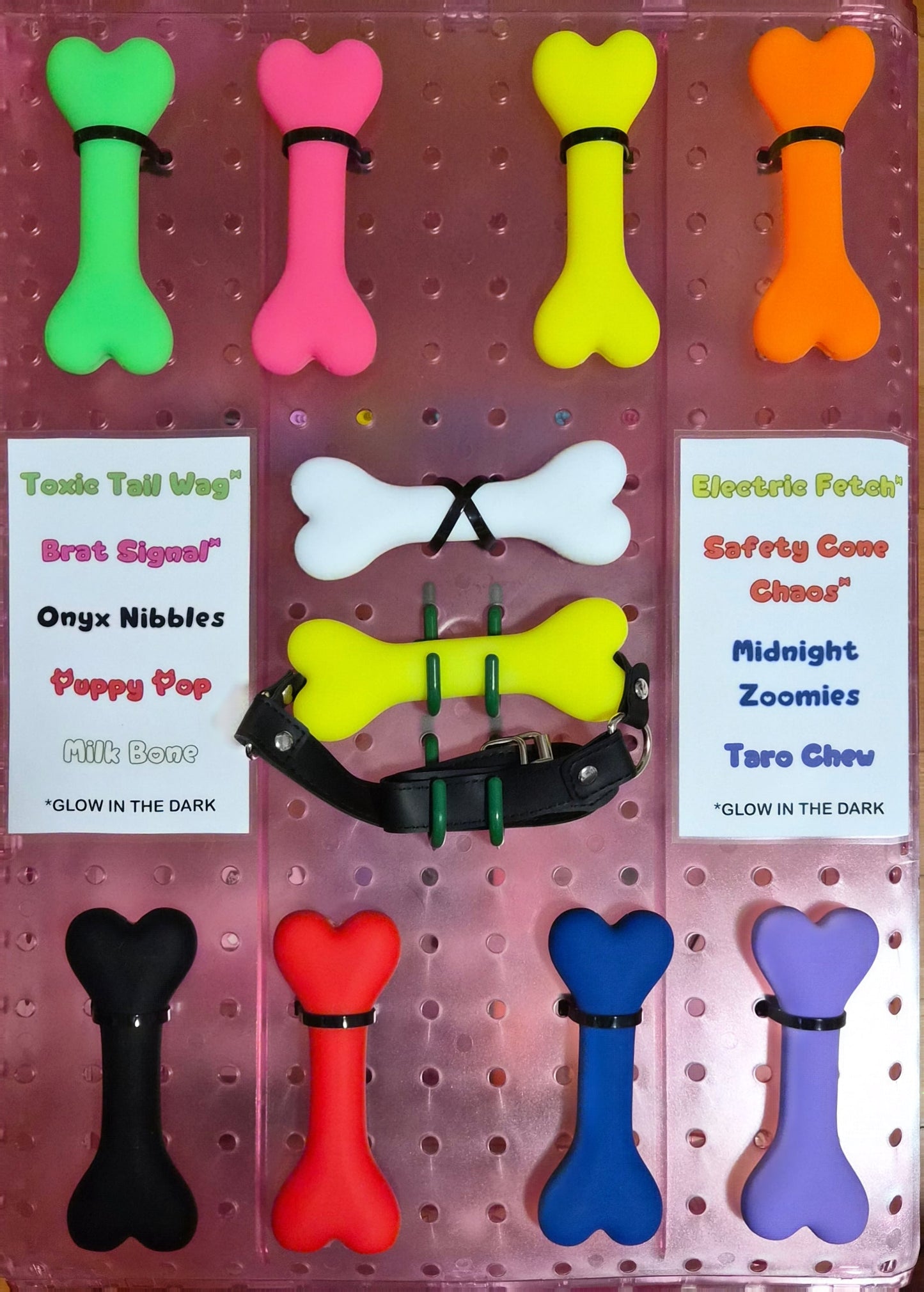 Soft Silicone Dog Bone Chew Toy – Stress Relief Chew for Humans (NEW COLORS)