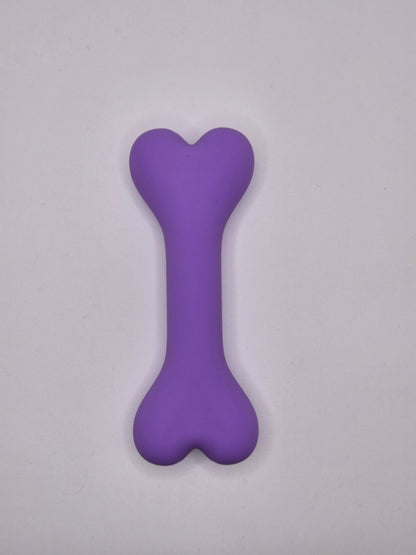 Soft Silicone Dog Bone Chew Toy – Stress Relief Chew for Humans (NEW COLORS)