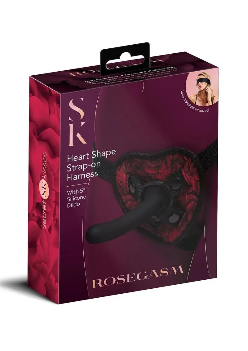 Rosegasm Strap-On Harness W/ Dildo - Puppy's Aesthetics