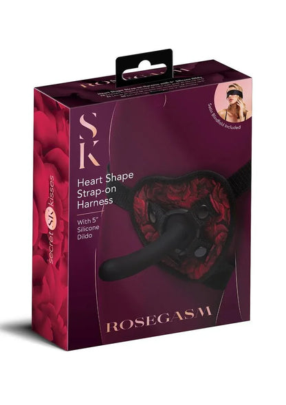 Rosegasm Strap-On Harness W/ Dildo - Puppy's Aesthetics