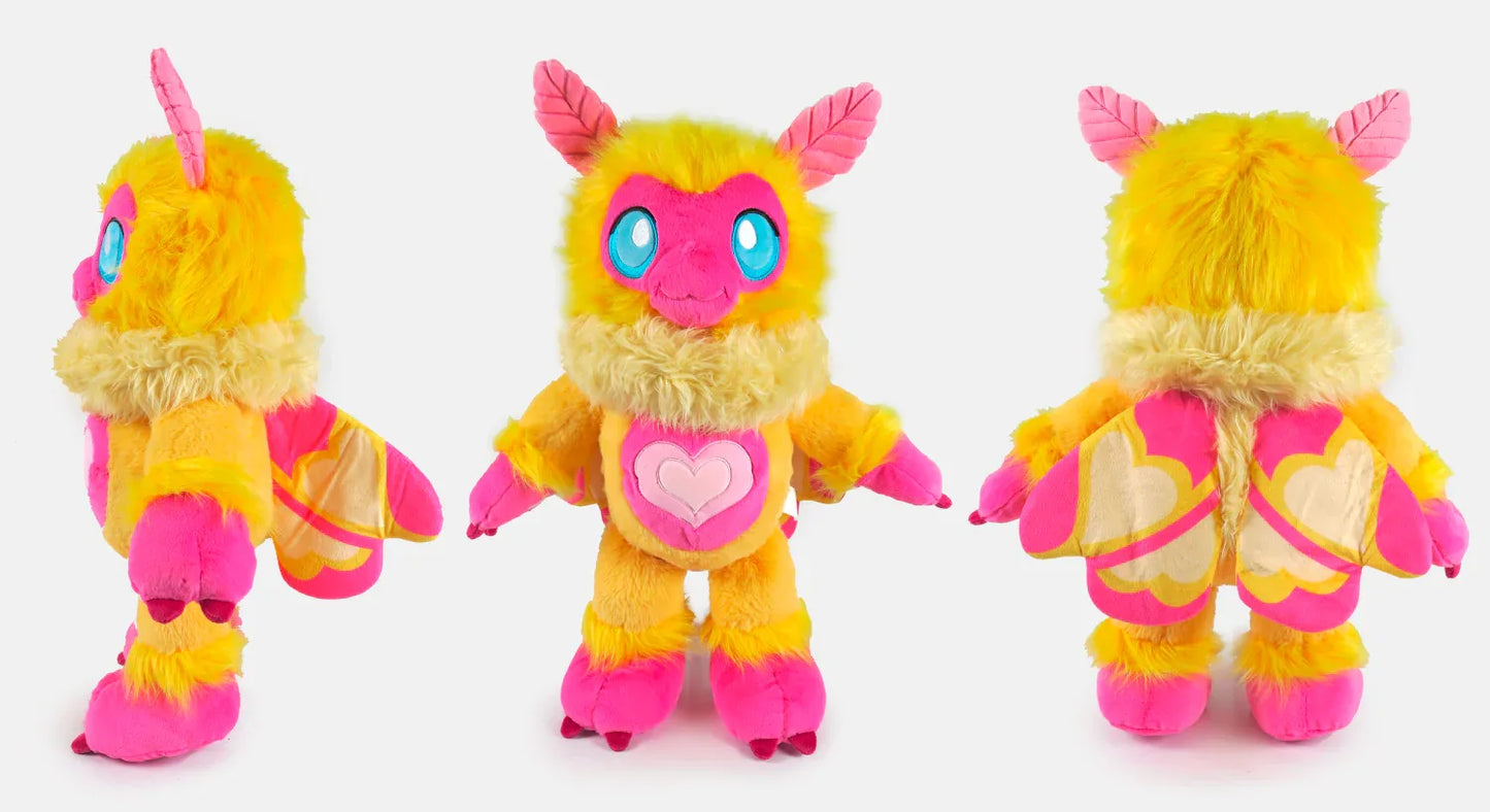 Rosy Maple Mothman Plushie - Puppy's Aesthetics