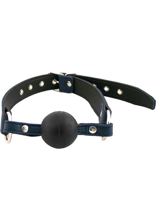 Adjustable Leather Ball Gag (Rouge)