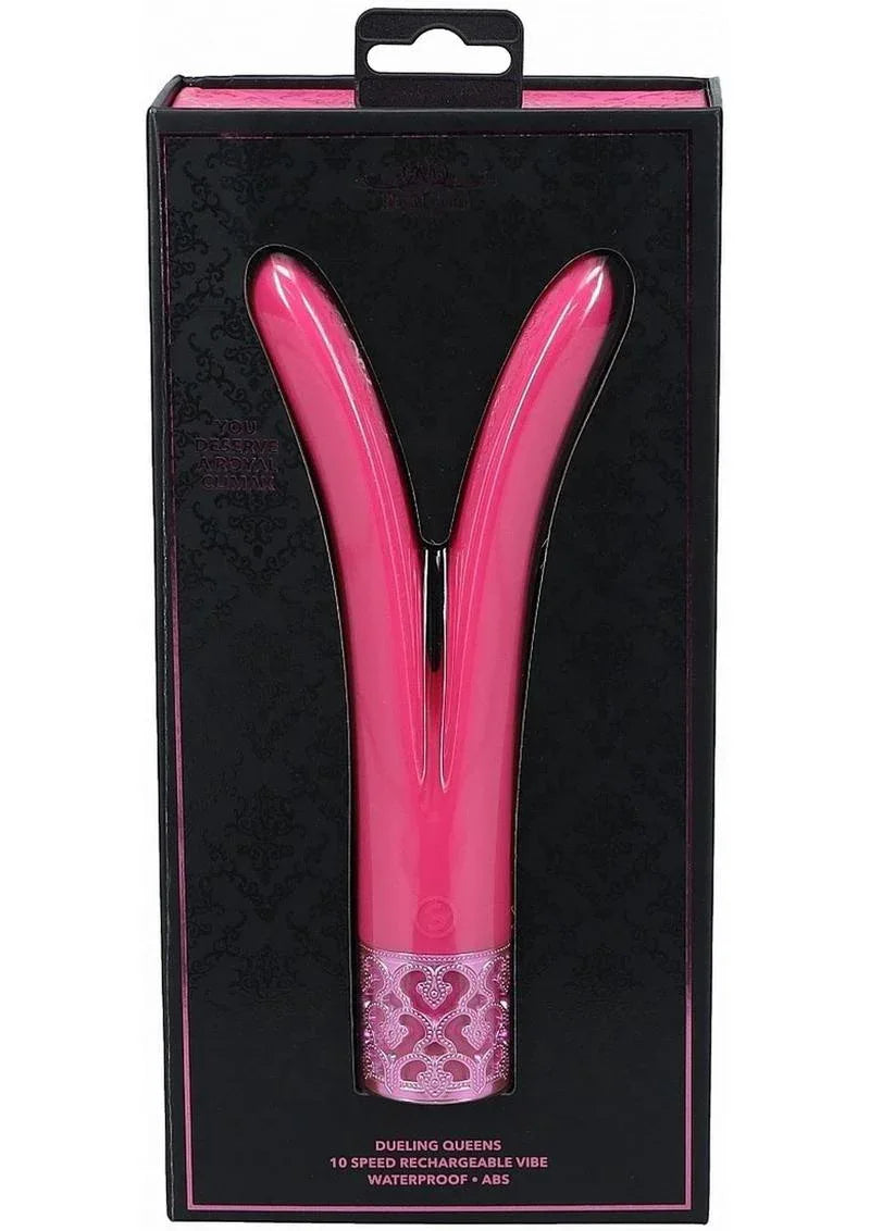 Dueling Queens Silicone Vibrator (Colors) - Puppy's Aesthetics