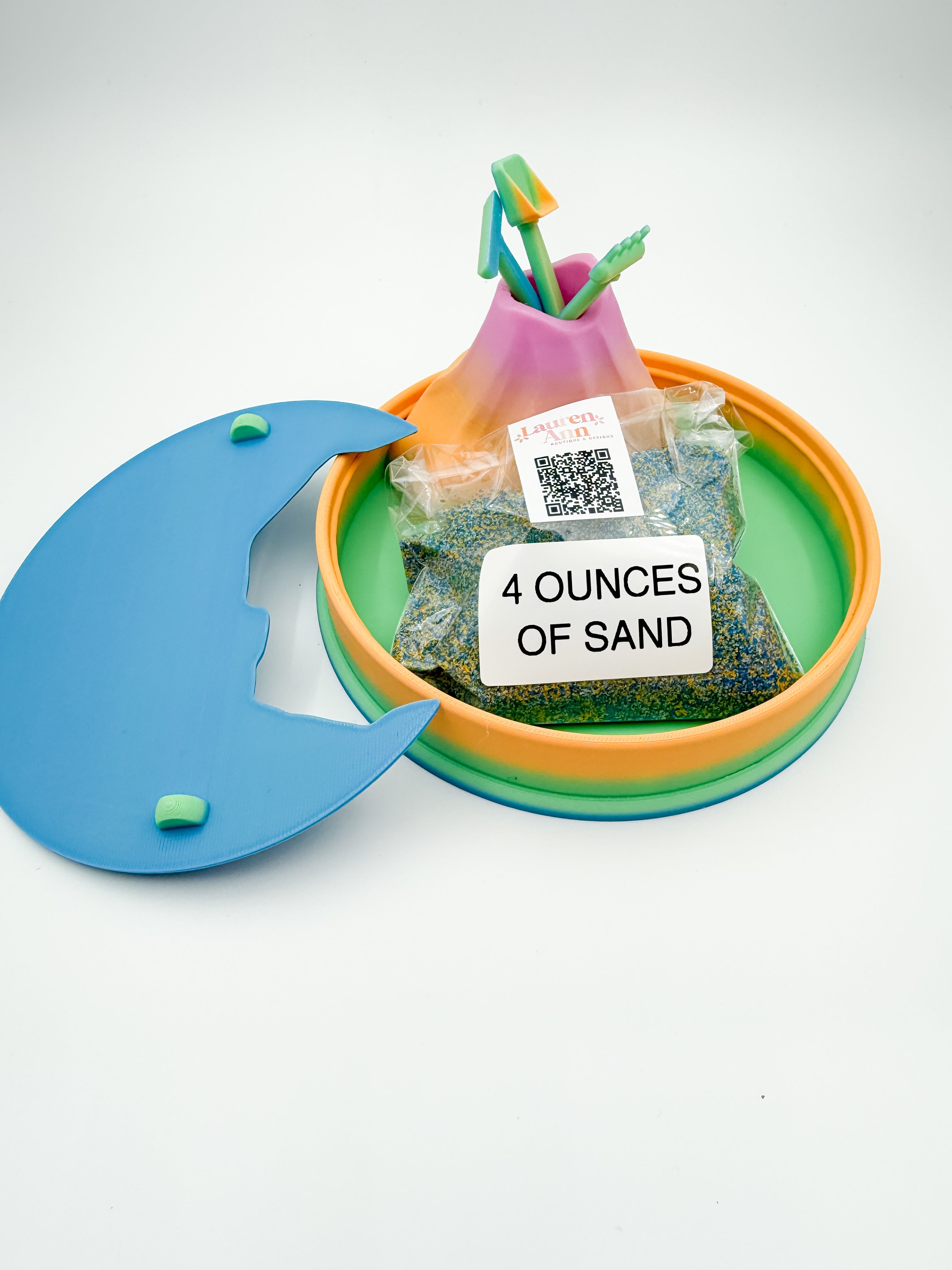 3D Printed Dinosaur Zen Sand Toy