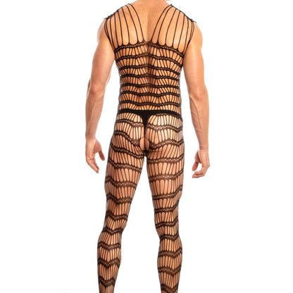 Male Full Body Mesh Bodysuit Harness