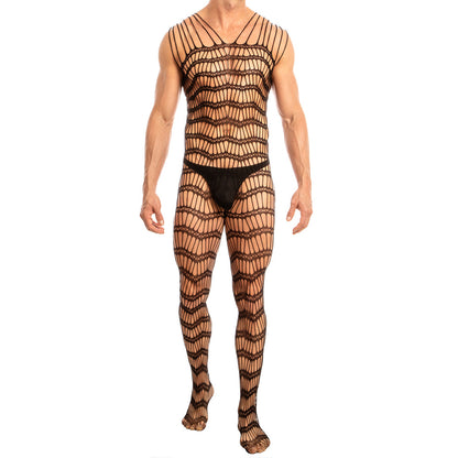 Male Full Body Mesh Bodysuit Harness