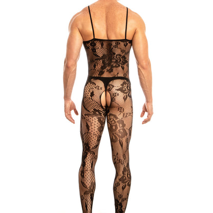 Male Mesh Bodysuit Harness with Cut-Outs