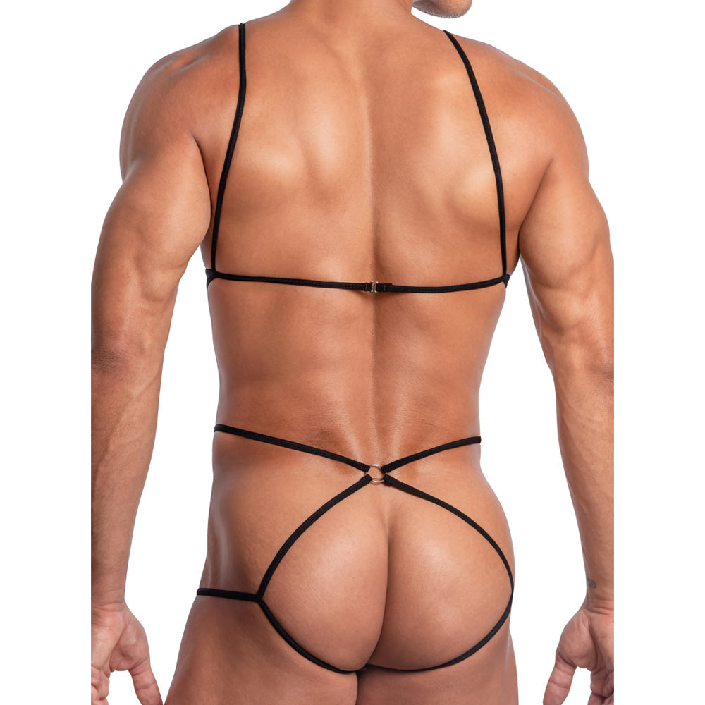 Sheer Male Strap Bodysuit