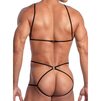 Sheer Male Strap Bodysuit
