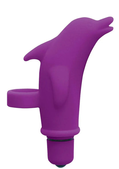 Dolphin Clit Silicone Finger Massager - Puppy's Aesthetics