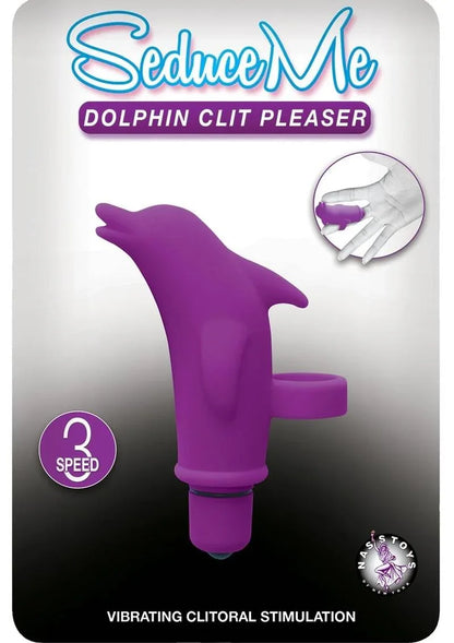 Dolphin Clit Silicone Finger Massager - Puppy's Aesthetics