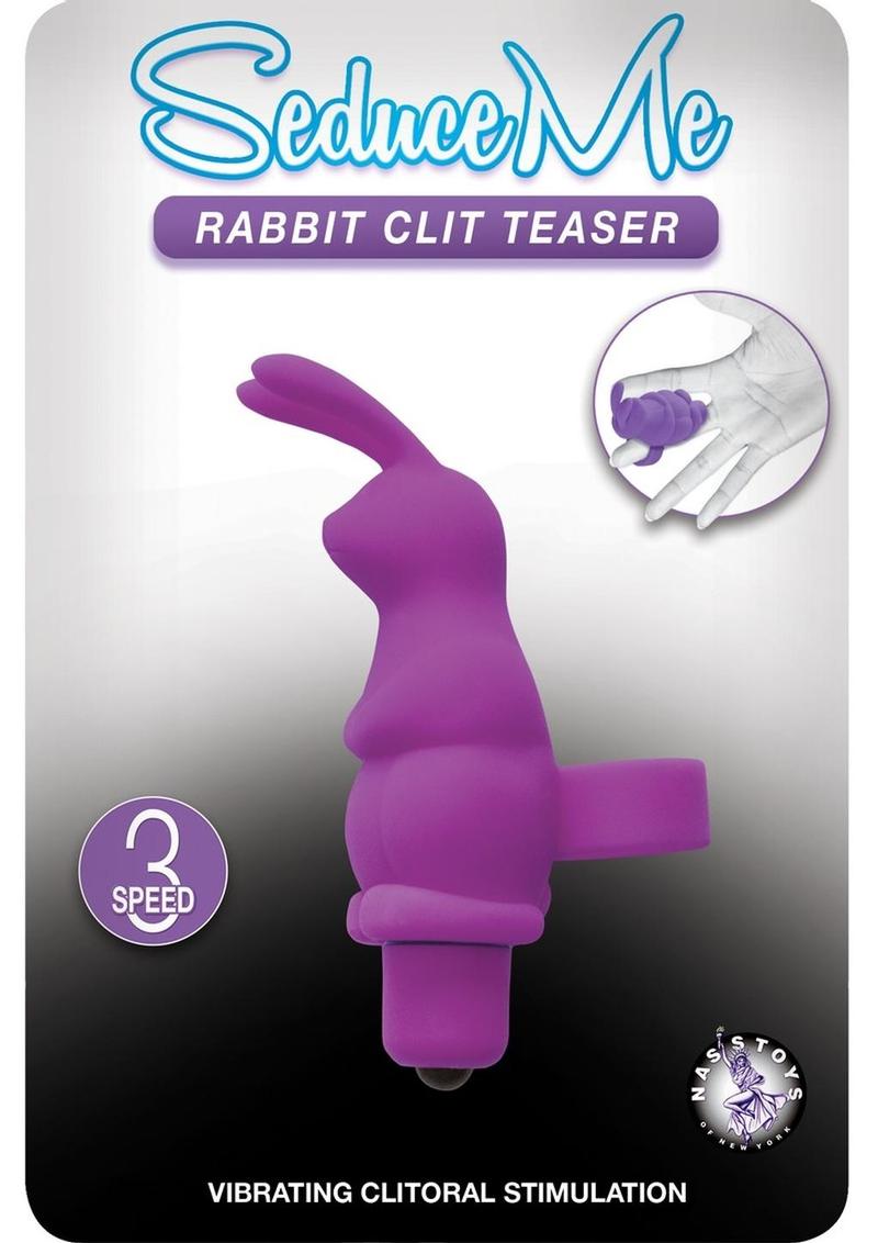 Rabbit Clit Silicone Finger Massager