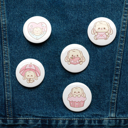 Sweet Lil BunBun Pins Set (5) - Puppy's Aesthetics