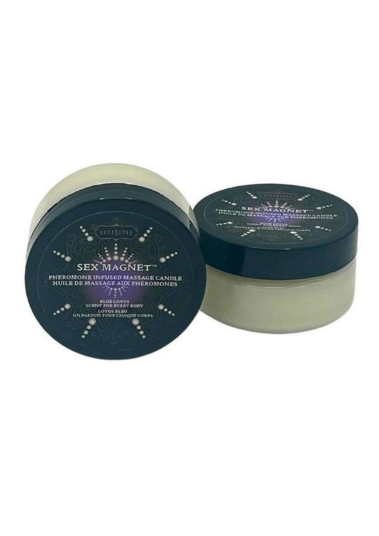 Kama Sutra Sex Magnet Blue Lotus Pheromone Massage Candle