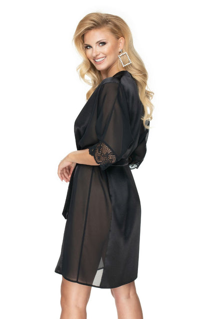Sharon Dressing Gown (Black)
