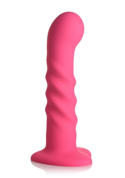 Simply Sweet 21x Vibrating Ribbed Dildo