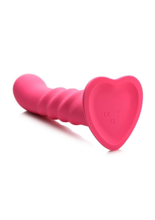 Simply Sweet 21x Vibrating Ribbed Dildo