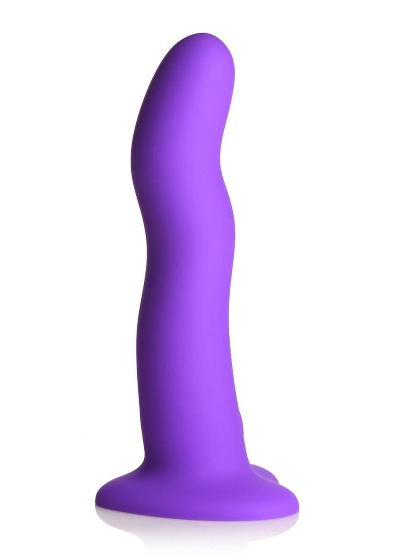 Simply Sweet Wavy Silicone Vibe Dildo