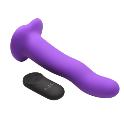 Simply Sweet Wavy Silicone Vibe Dildo