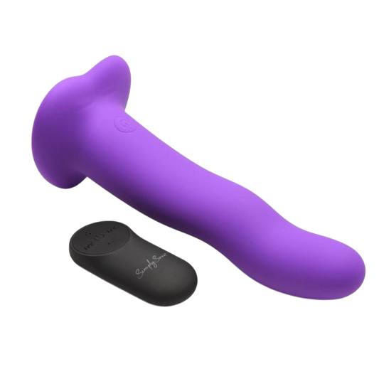 Simply Sweet Wavy Silicone Vibe Dildo
