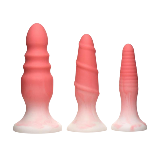 Simply Sweet Silicone Butt Plug Set