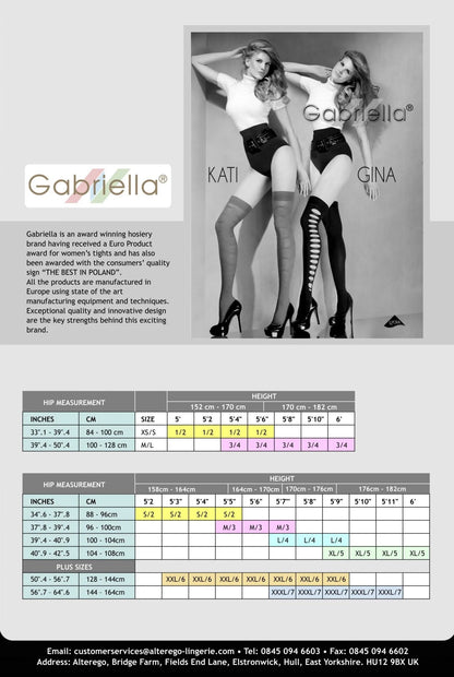 Patterned Microfibre Tights with Lycra (Black)