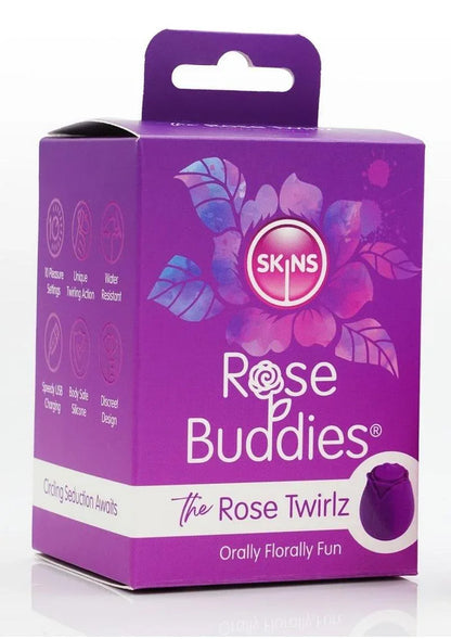 Skins Rose Buddies Twirlz Clitoral Vibrator - Puppy's Aesthetics
