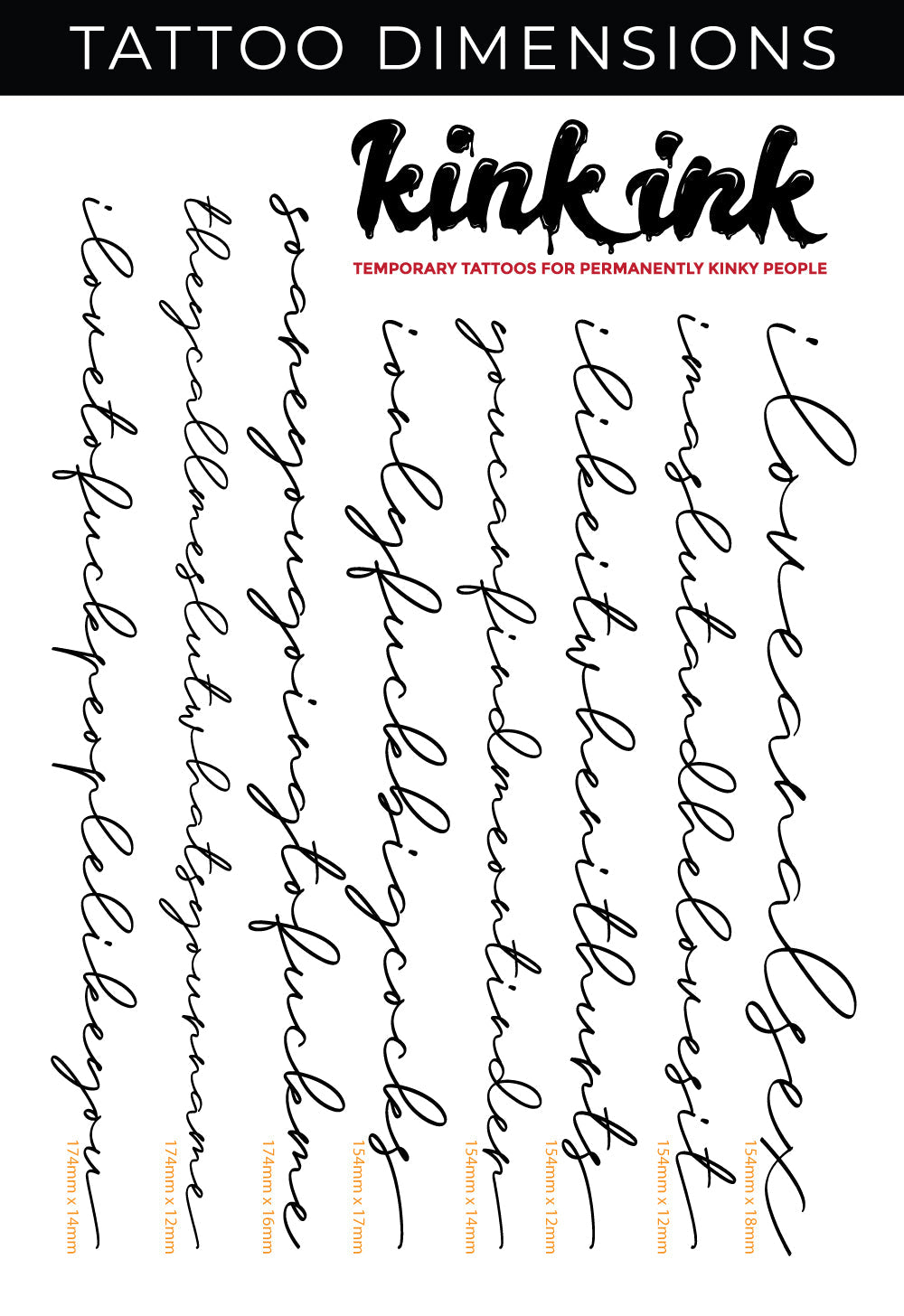 Secret Slut Writing Sheet