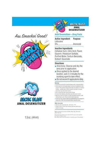 Arctic Blast Anal Desensitizer Cream