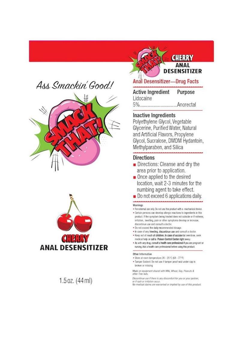 Strawberry Anal Desensitizer Cream