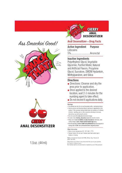 Strawberry Anal Desensitizer Cream
