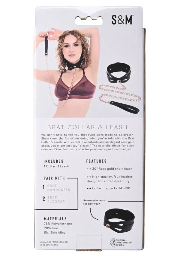 Brat Collar & Leash Set - Puppy's Aesthetics