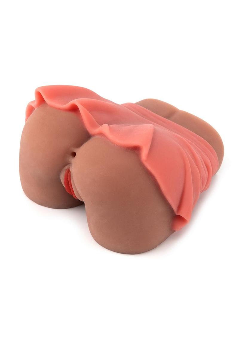 Mini Skirt Heart Pussy & Anal Dual Entry Stroker