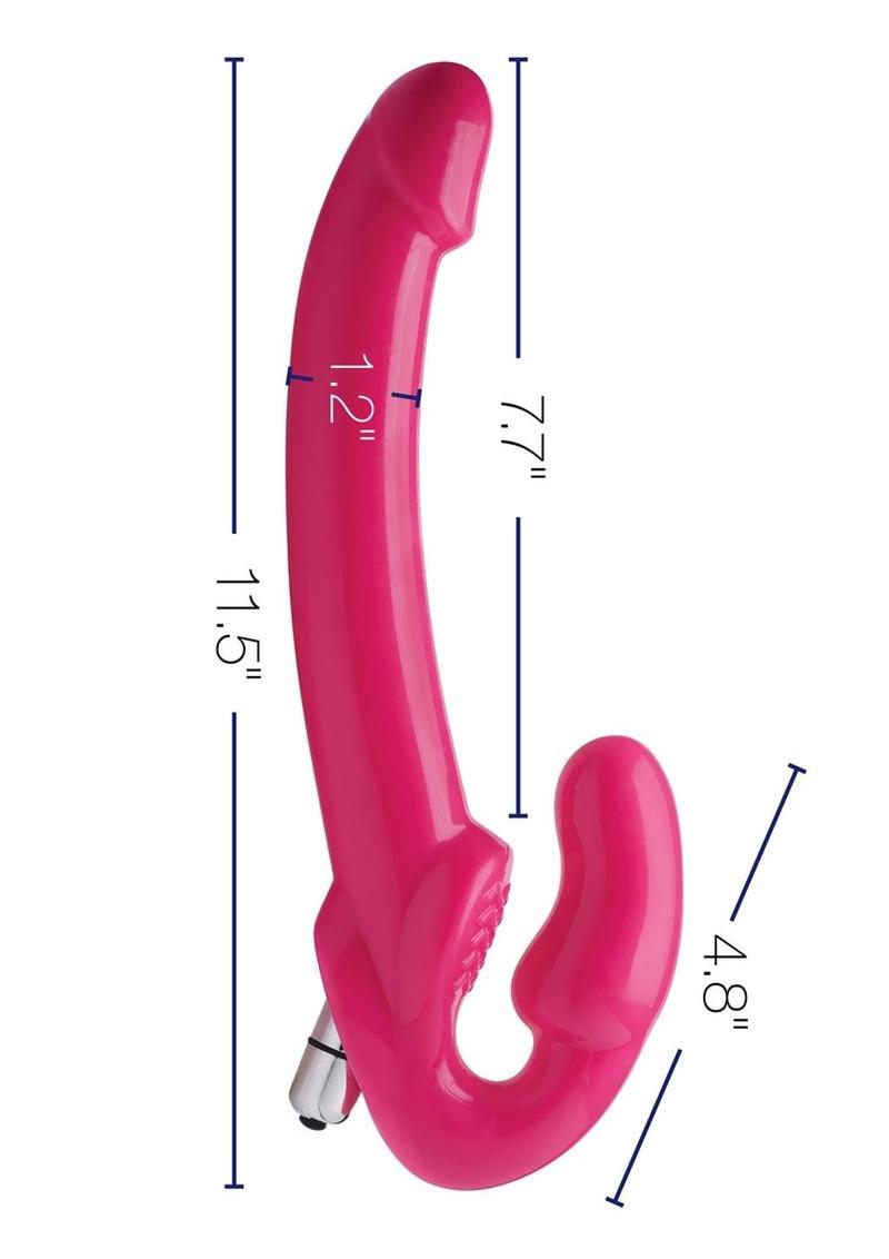 7X Revolver Vibrating Strapless Strap-On
