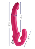 7X Revolver Vibrating Strapless Strap-On