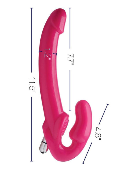7X Revolver Vibrating Strapless Strap-On