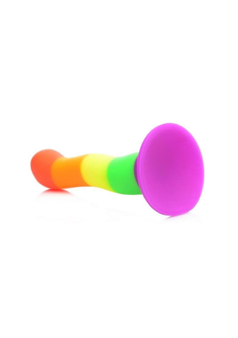 Proud Rainbow Silicone Dildo Harness