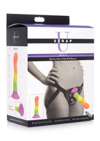 Proud Rainbow Silicone Dildo Harness