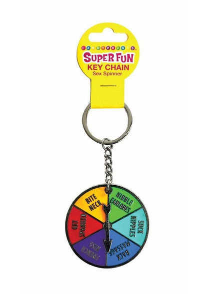Spin the Sex Wheel Keychain