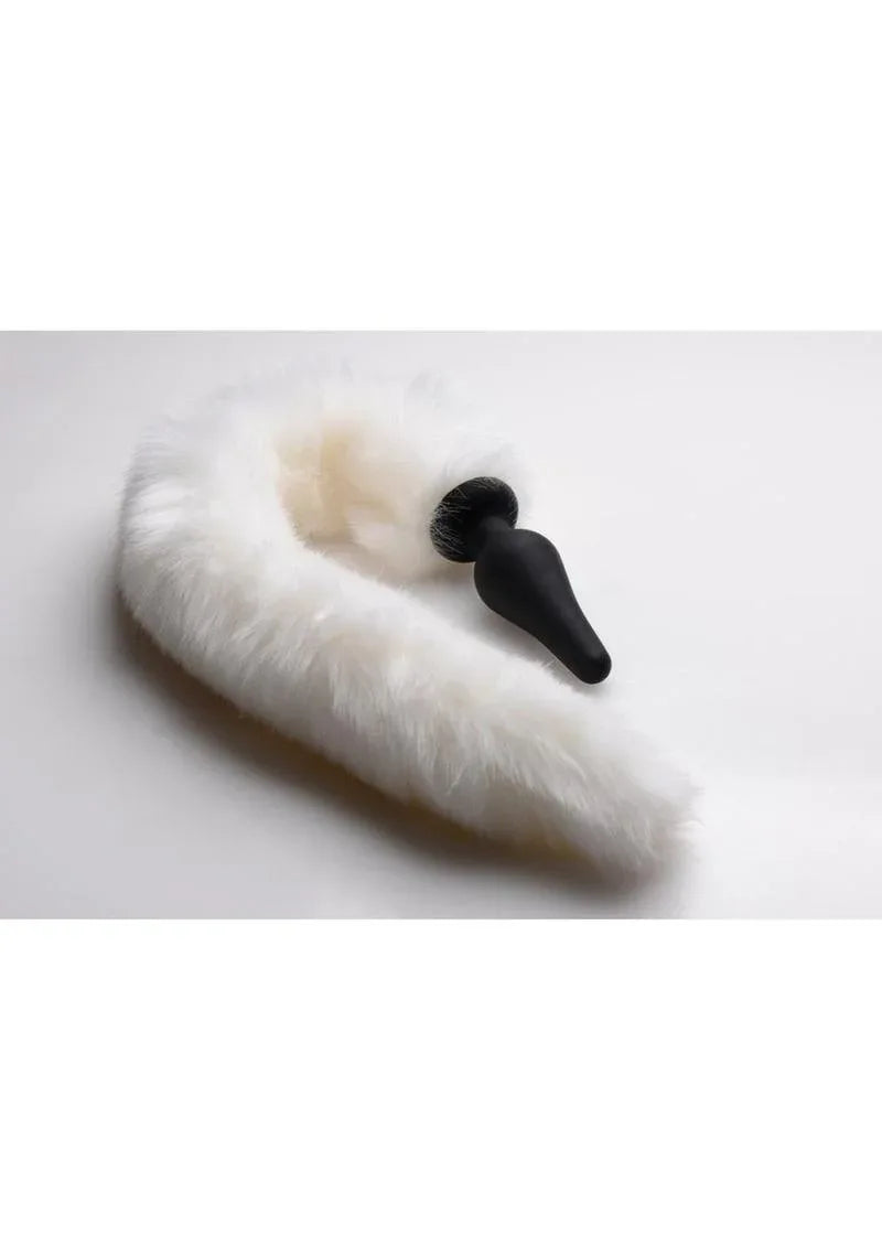Tailz White Fox Tail Plug & Ears Set - Puppy's Aesthetics