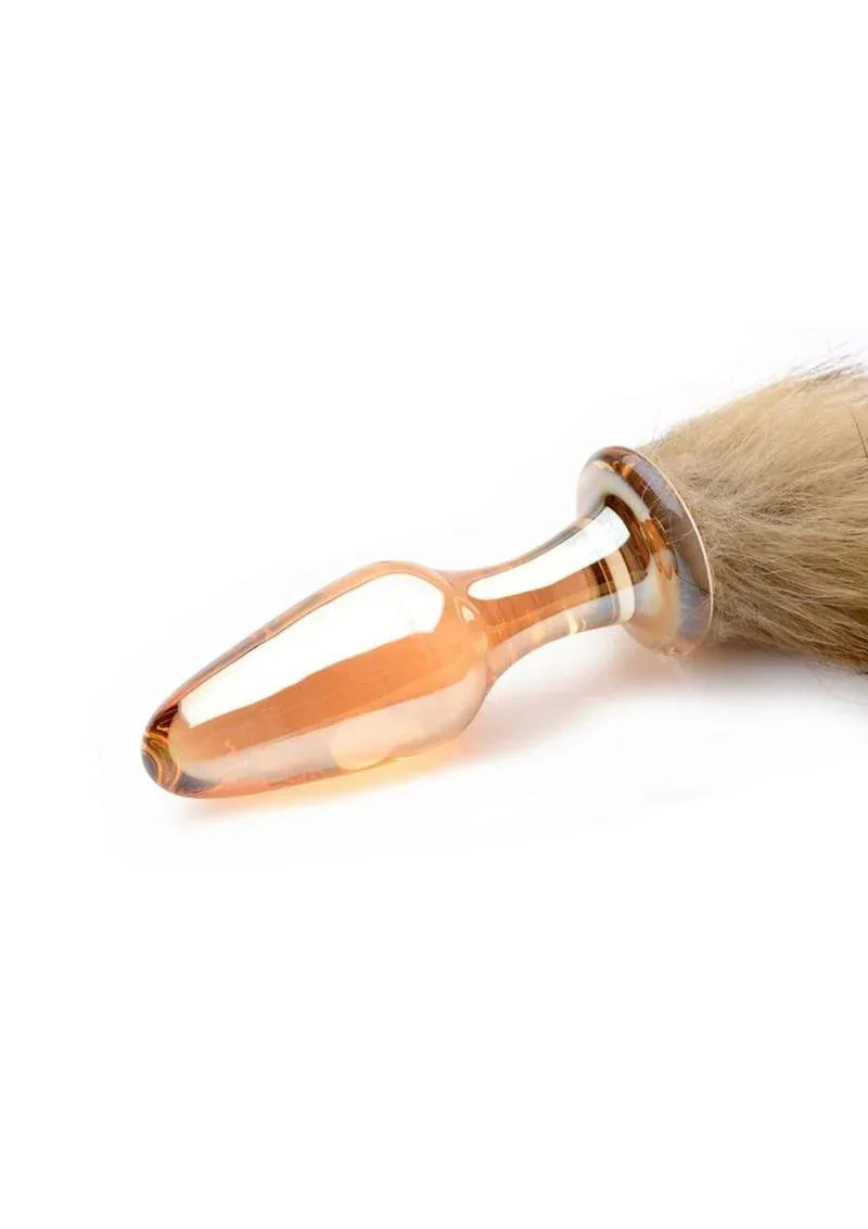 Tailz Fox Orange Glass Plug - Puppy's Aesthetics
